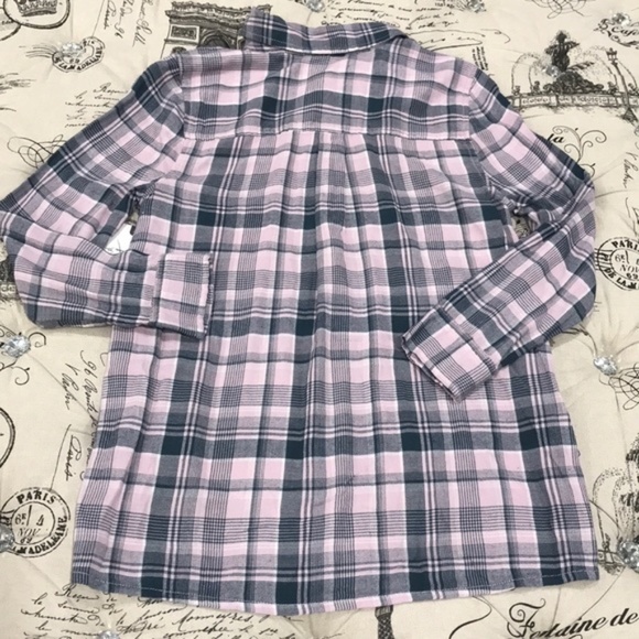 Melrose and Market Side Button Plaid Top - Picture 4 of 6